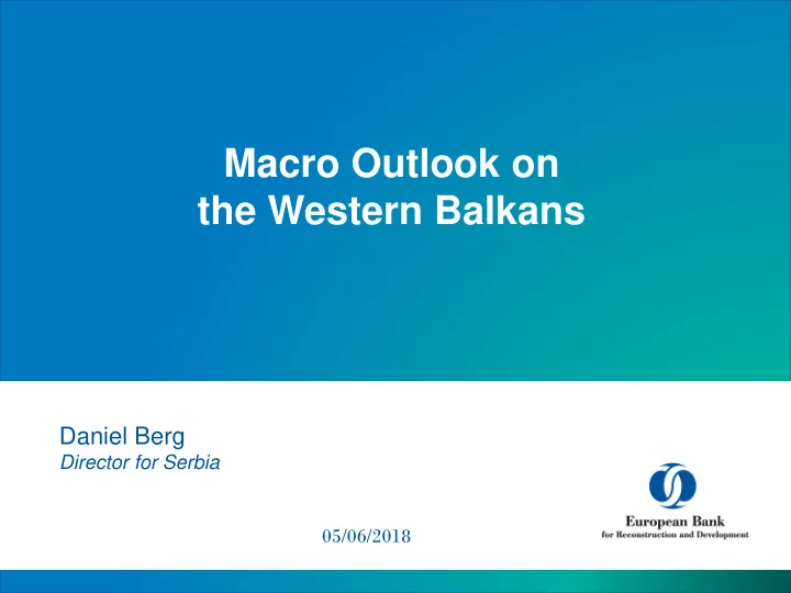 macro outlook on