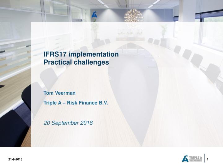 ifrs17 implementation practical challenges
