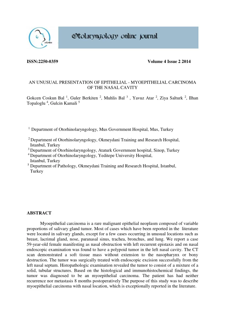 issn 2250 0359 volume 4 issue 2 2014