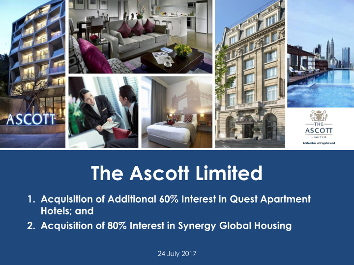 the ascott limited