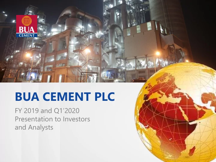 bua cement plc