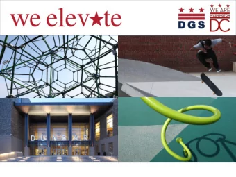 Elevating the Quality of Life in the District  Elevating the Quality of Life in the District