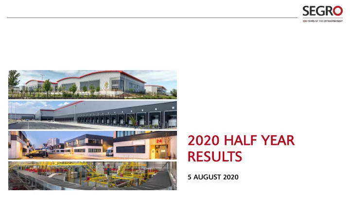 2020 ha 2020 half y year r result lts