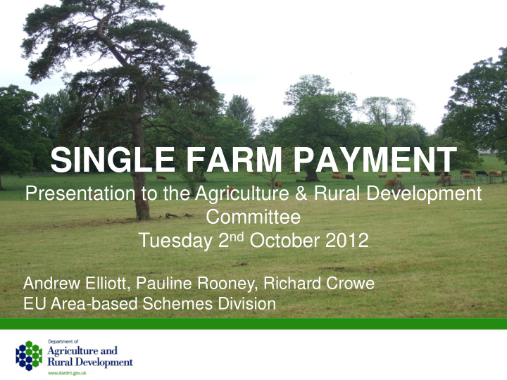 single farm payment