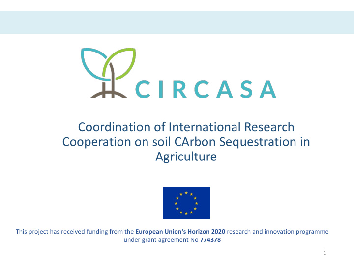 coordination of international research cooperation on