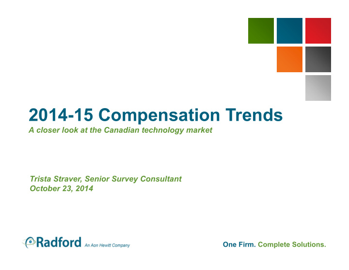 2014 15 compensation trends