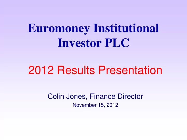 investor plc