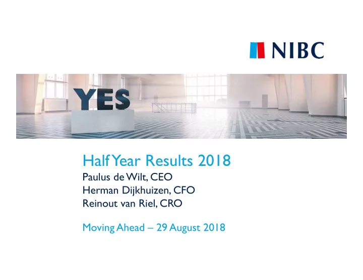 half year results 2018