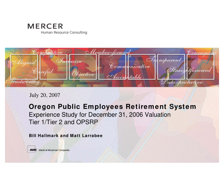 oregon public employees retirement system