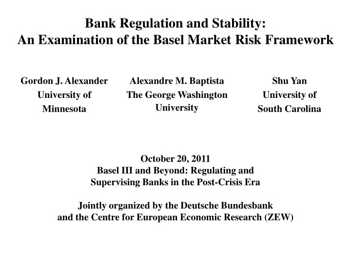 bank regulation and stability an examination of the basel