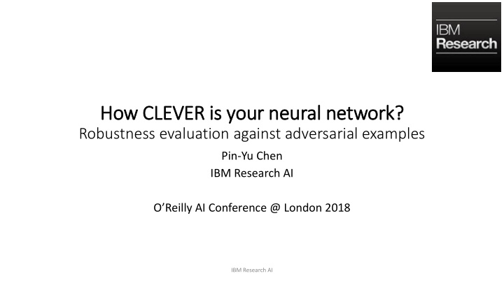 how clever is is your neural network