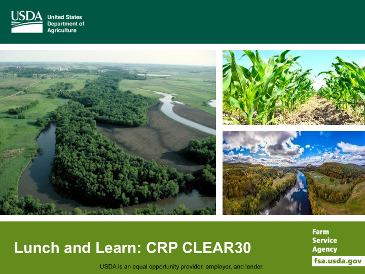 lunch and learn crp clear30