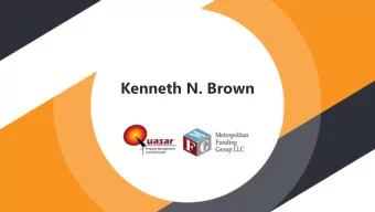 Kenneth N. Brown  Education/L  /License  ses/  s/Awards  Caree  Ca  eer P  Path  Phas  Phase I