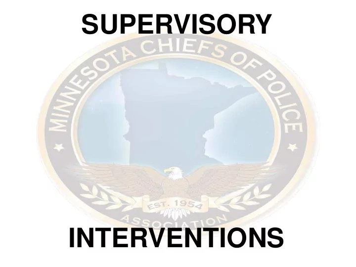 supervisory
