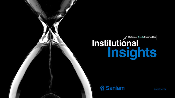 sanlam institutional summit