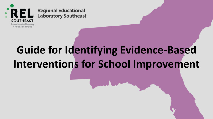 interventions for school improvement acknowledgement and