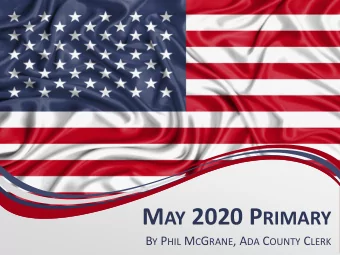 Twin Falls Returned Ballots  Master text styles  Second level  Third level  Fourth