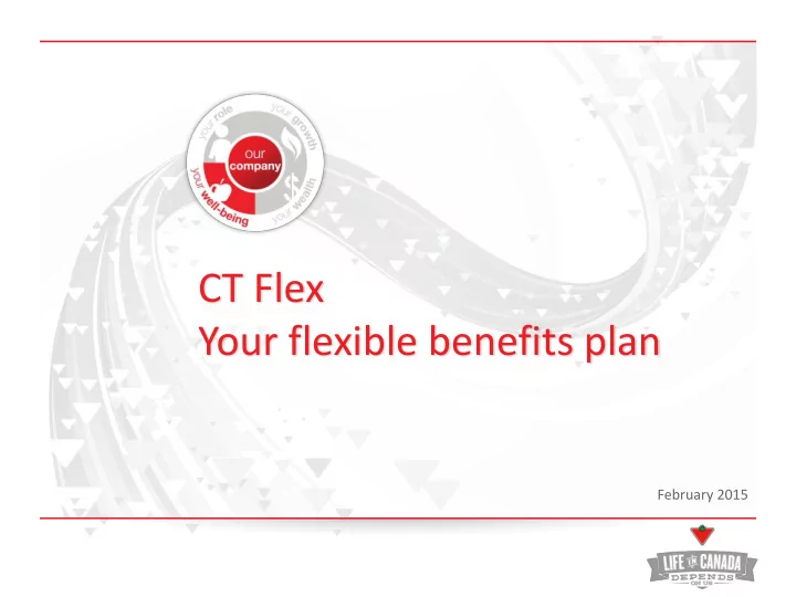 your flexible benefits plan