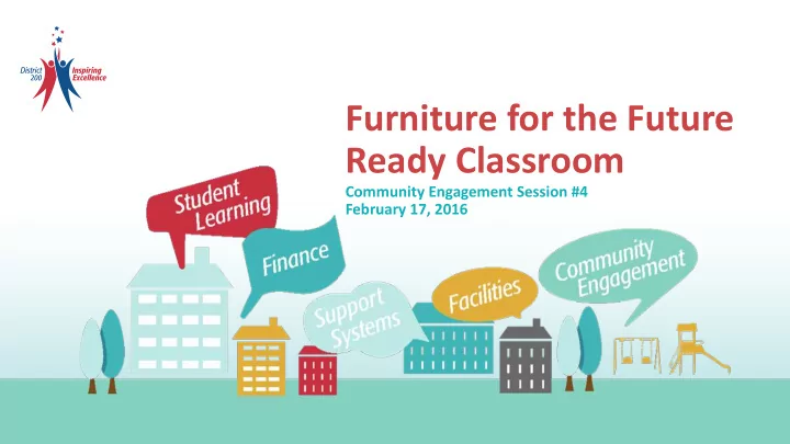 furniture for the future ready classroom