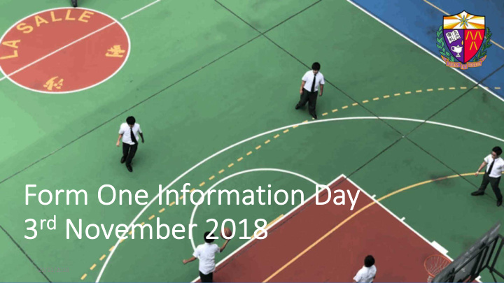 fo form one information day rd no