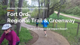 Regional Trail &amp; Greenway  Draf  aft Environmental Im  Impa  pact Report  Project Vision  28