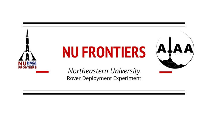 nu frontiers