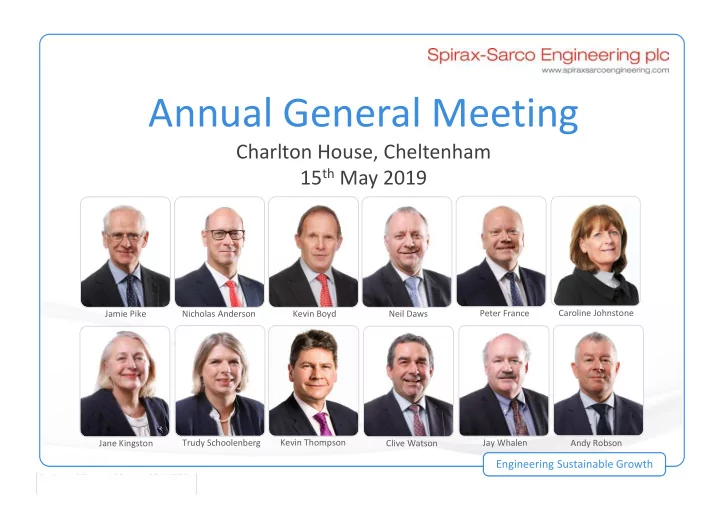 annual general meeting
