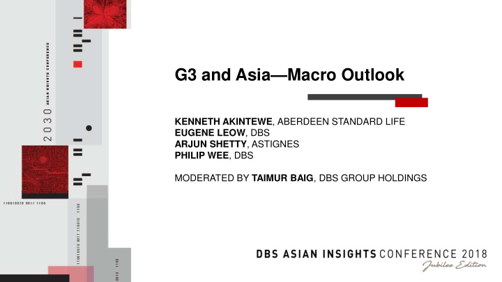 g3 and asia macro outlook