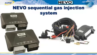 NEVO sequential gas injection  system  New sequential gas injection  system NEVO  Answer for