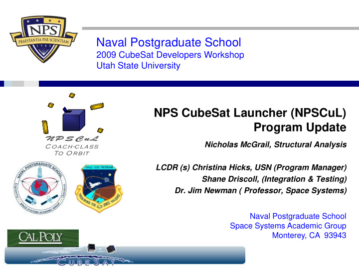 naval postgraduate school