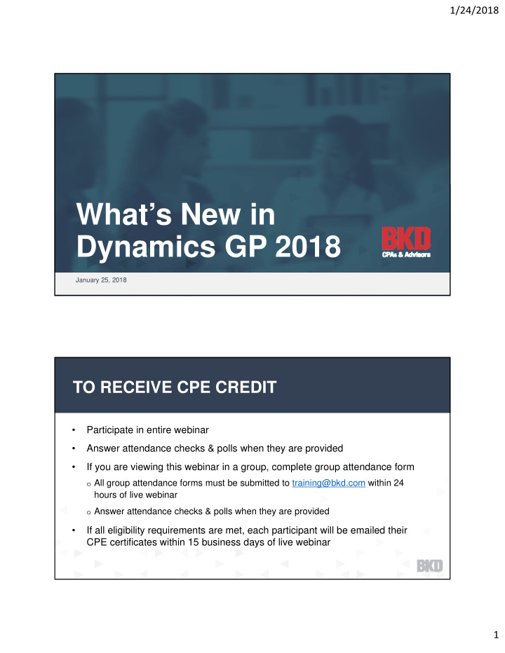 what s new in dynamics gp 2018