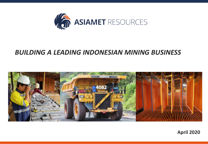 building a leading indonesian mining business