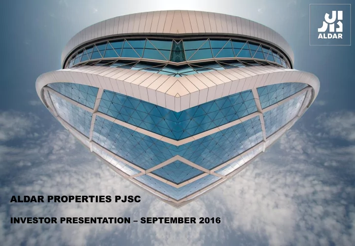 q1 2016 results presentation