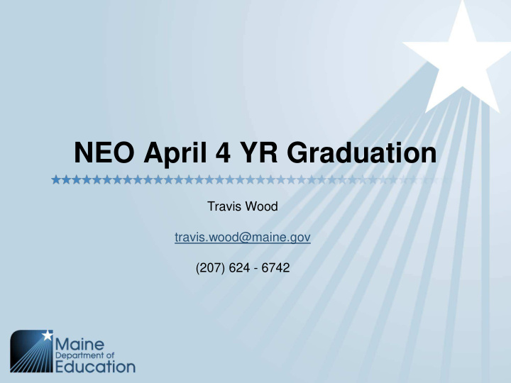 neo april 4 yr graduation