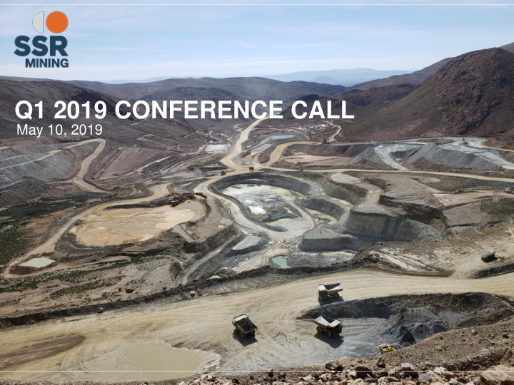 q1 2019 conference call