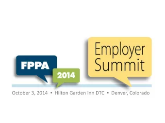 October 3, 2014  Hilton Garden Inn DTC  Denver, Colorado  Governmental Accounting  Standards