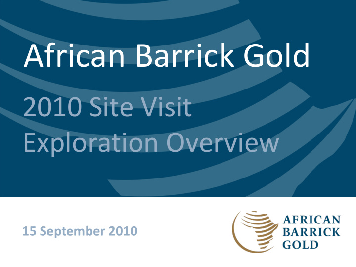 african barrick gold