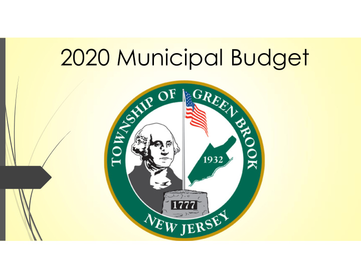 2020 municipal budget 2020 municipal budget