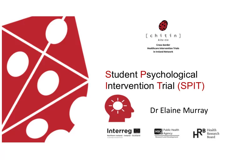 student psychological intervention trial spit