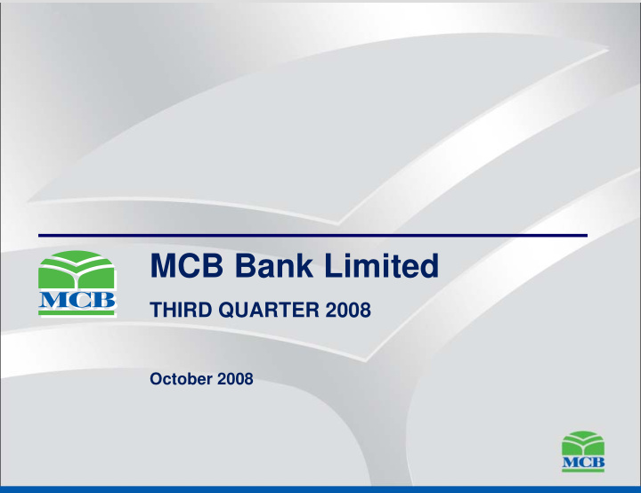 mcb bank limited