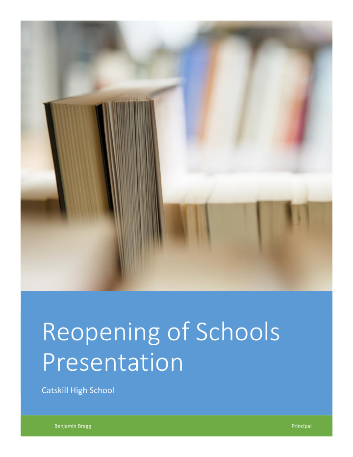 reopening of schools presentation
