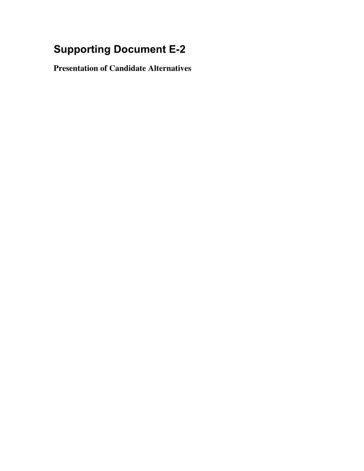 supporting document e 2