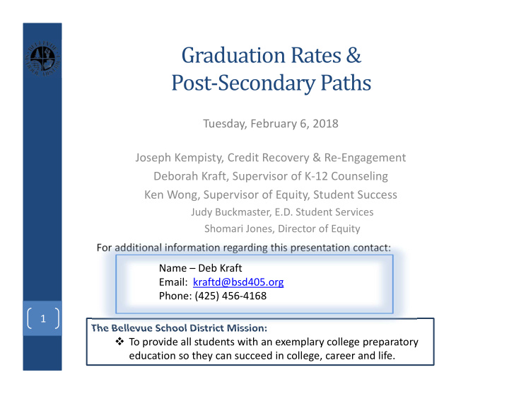 graduation rates post secondary paths