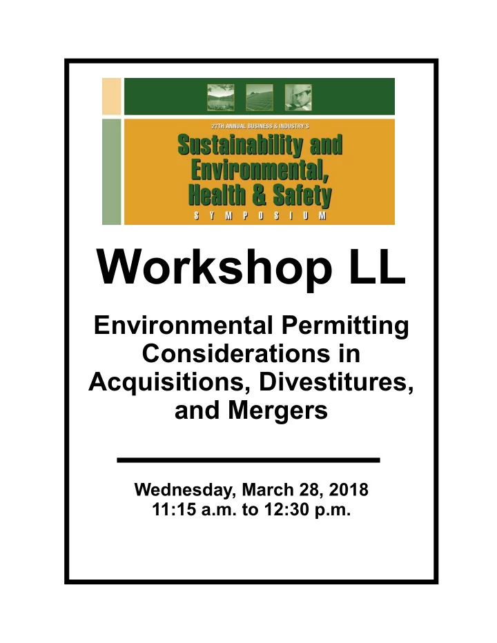 workshop ll
