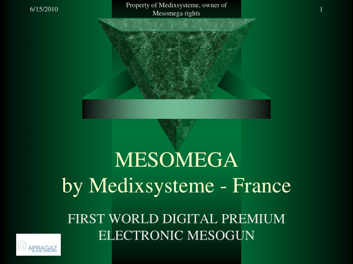 mesomega by medixsysteme france