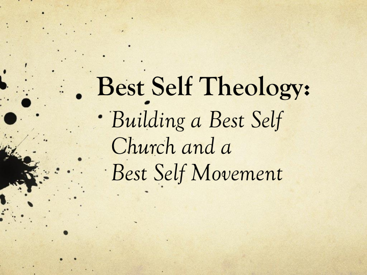 best self theology