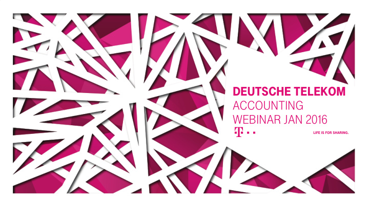 deutsche telekom accounting webinar jan 2016 disclaimer