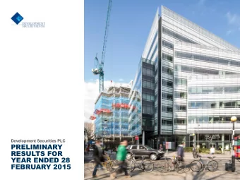 FEBRUARY 2015  2  2015 PRELIMINARY RESULTS  OVERVIEW AND HIGHLIGHTS  /  FINANCIAL RESULTS  /