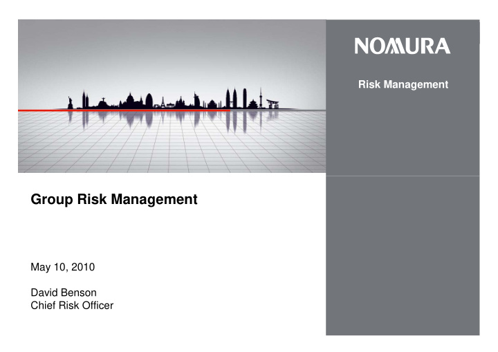 group risk management