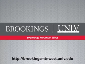 How Environmental Risks and  Policies Impact Markets Adele C. Morris, Ph.D. Fellow Policy Director,